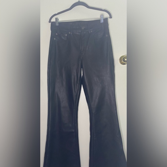 American Eagle boot cut leather pants - Picture 1 of 3